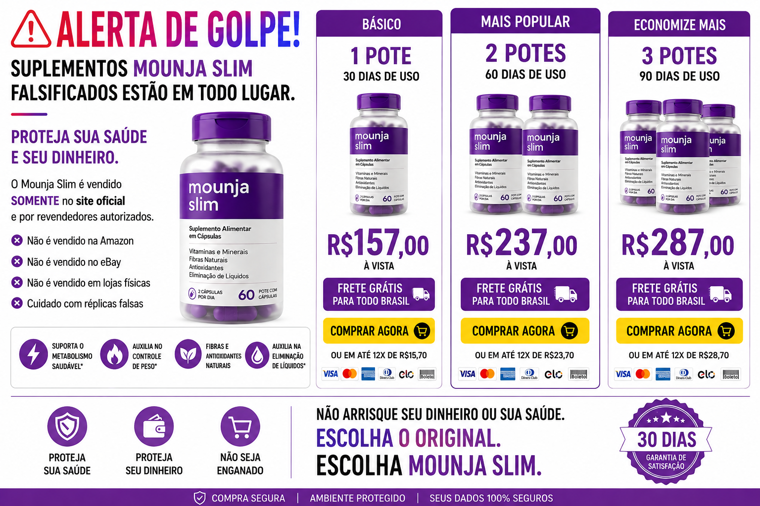 Alerta de golpe Mounja Slim